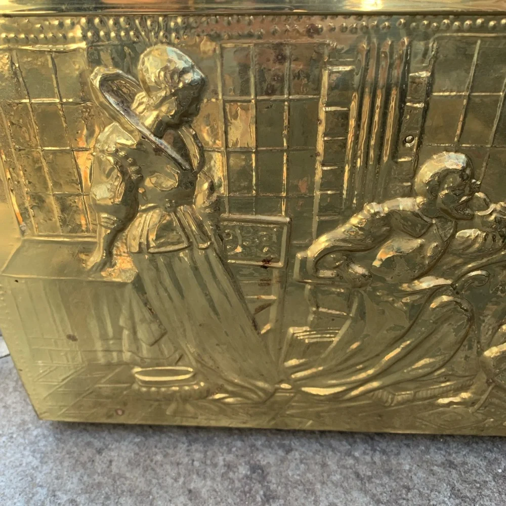 Brass embossed box